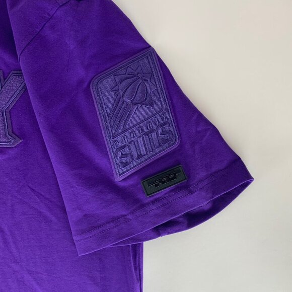 Phoenix Suns NBA Purple Pro Standard Patched Crewneck Shirt Mens Large - Picture 3 of 8